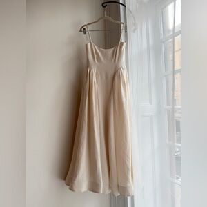 Reformation Bonie Wedding Dress Fior di Latte Cream Ivory